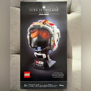 LEGO Star Wars Luke Skywalker Helmet with Red and White Accents